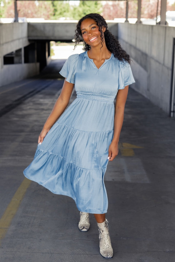 Blue Maxi Dress | ROOLEE