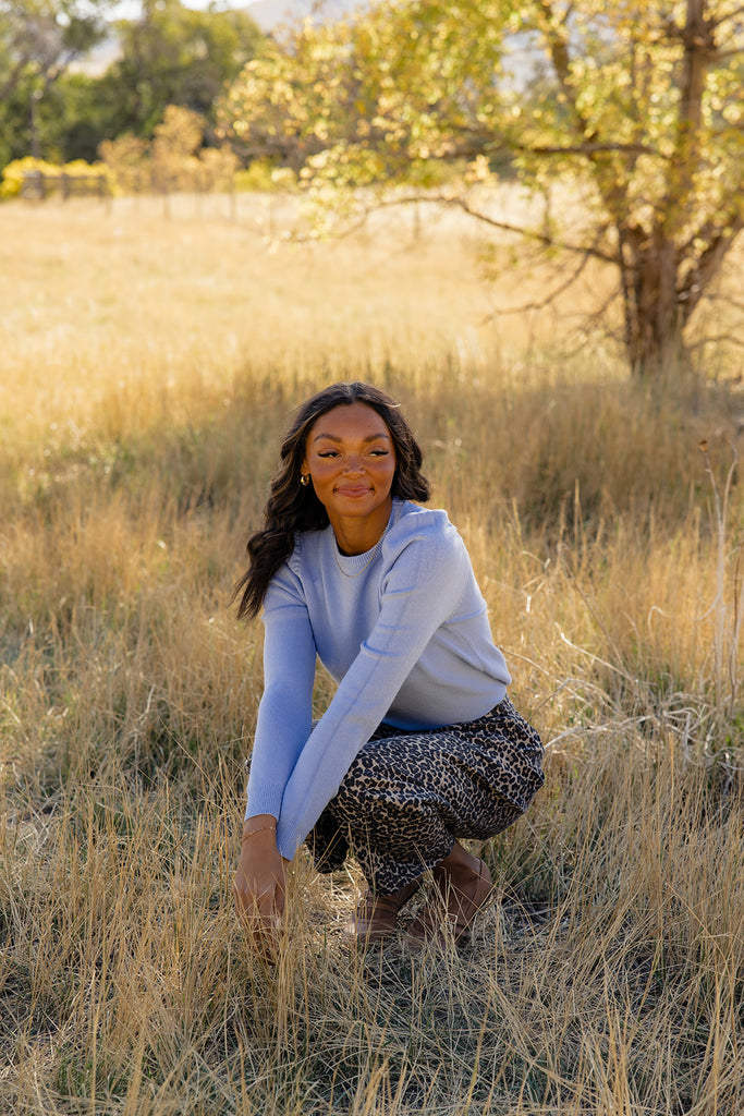 The Rain Clouds Puff Sleeve Sweater