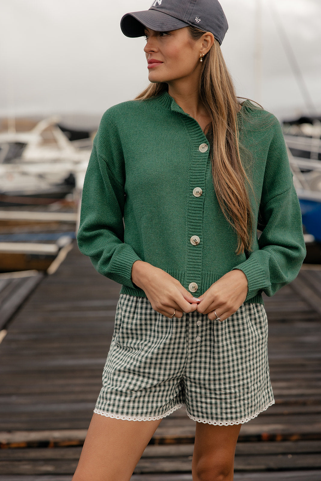Redwood Forest Button Cardigan