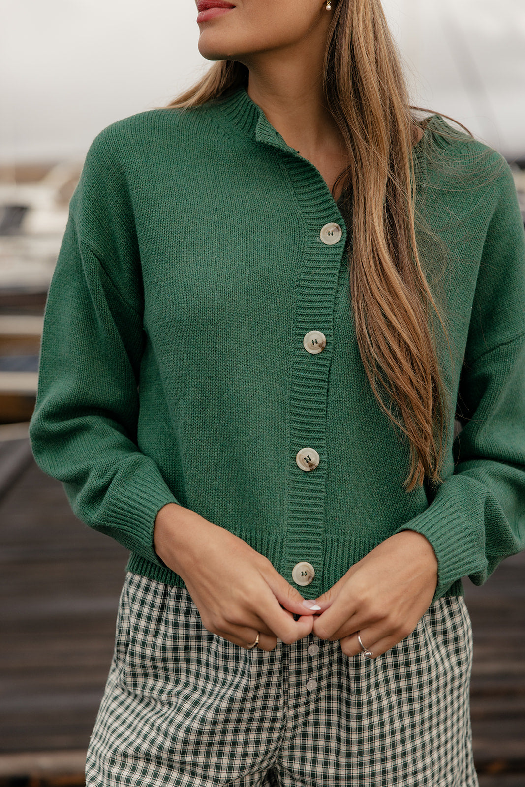 Redwood Forest Button Cardigan