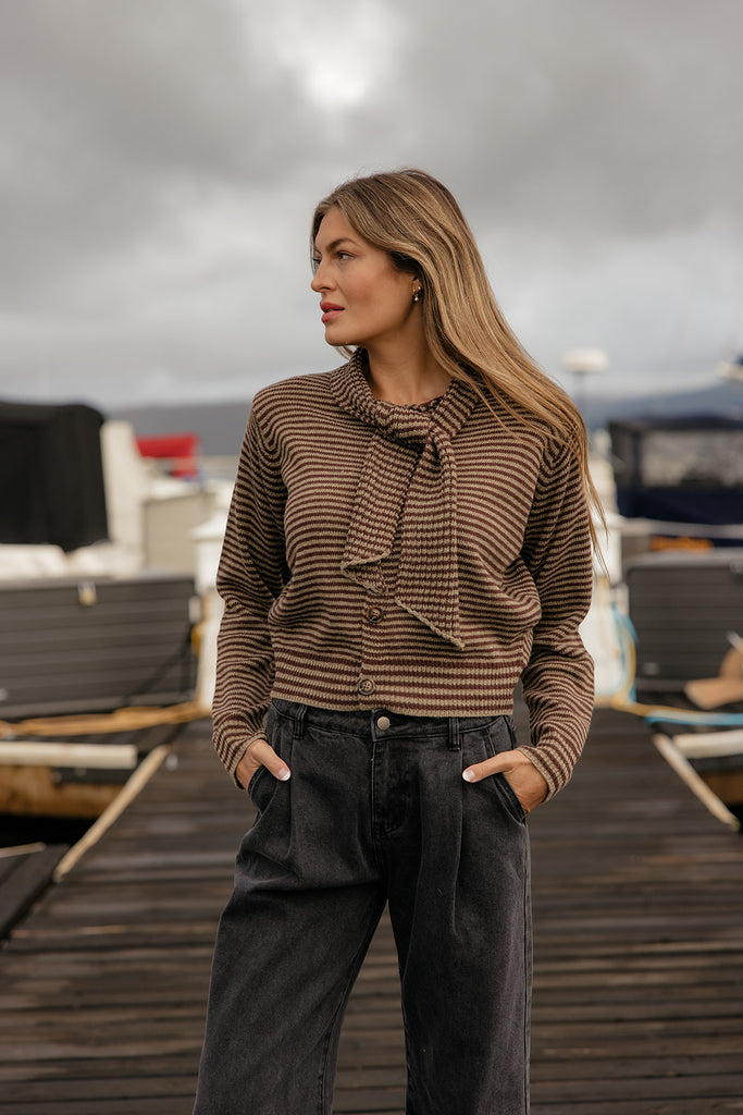 Chestnut Trail Stripe Sweater