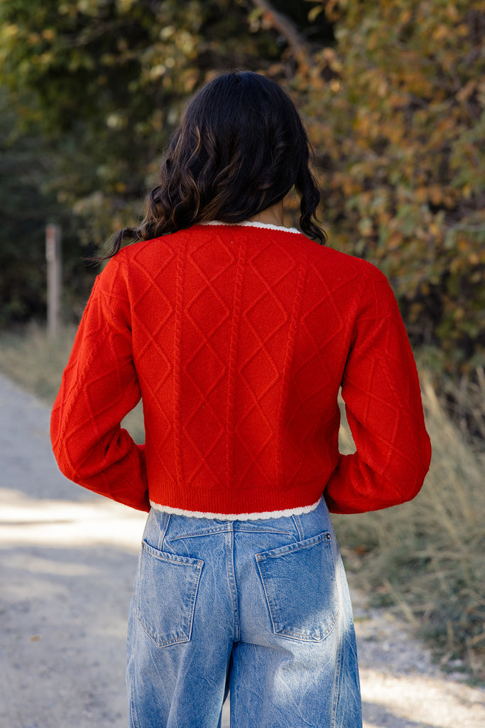 Cosmic Love Scalloped Sweater