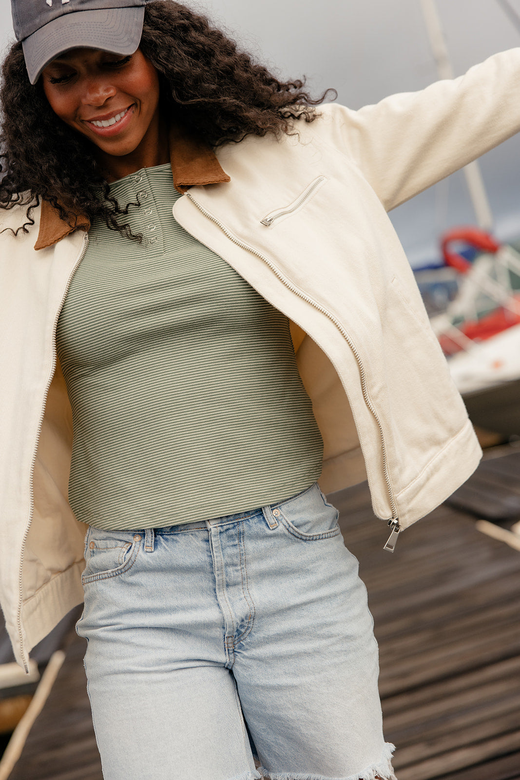 Sunday Stroll Henley Tee