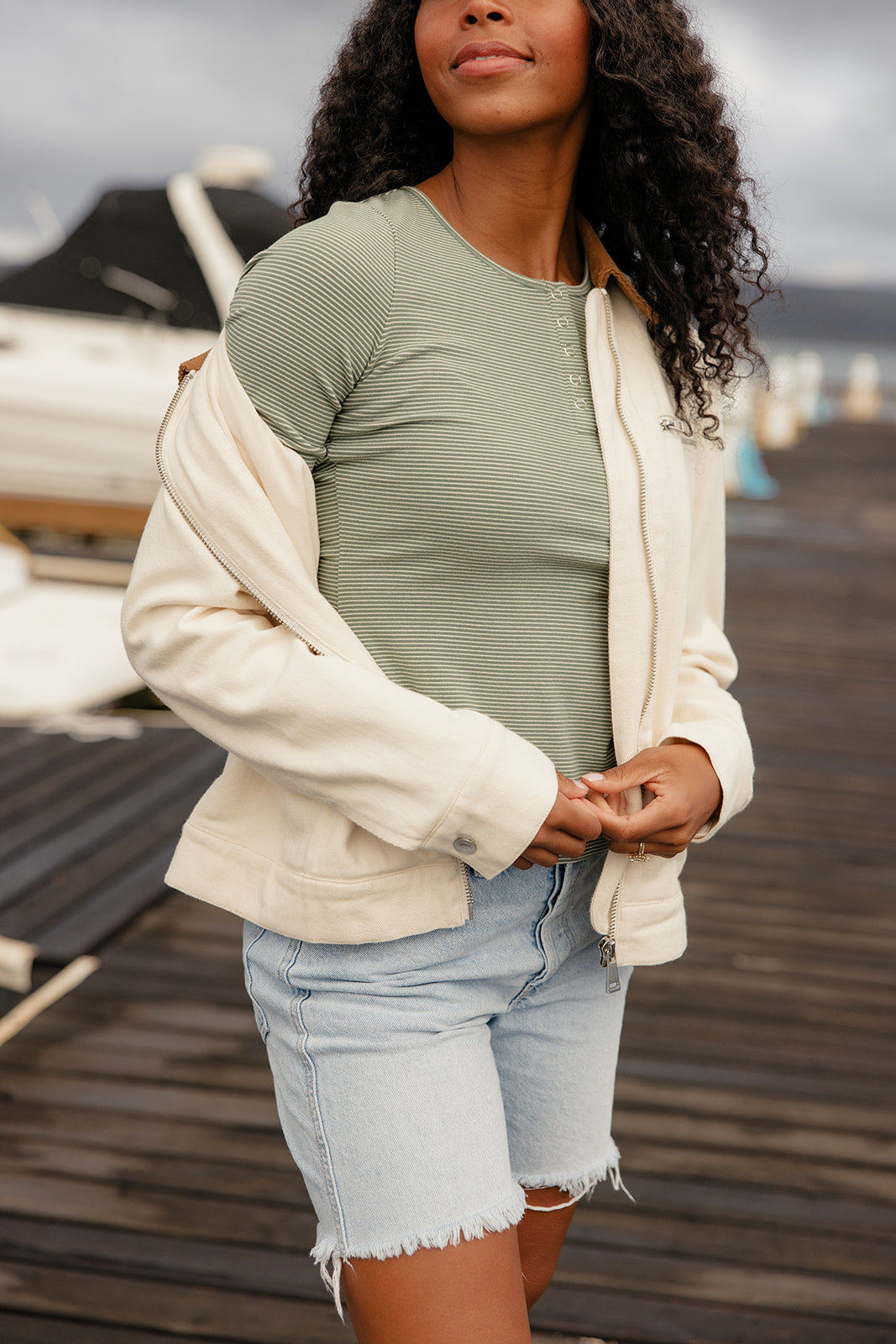 Sunday Stroll Henley Tee