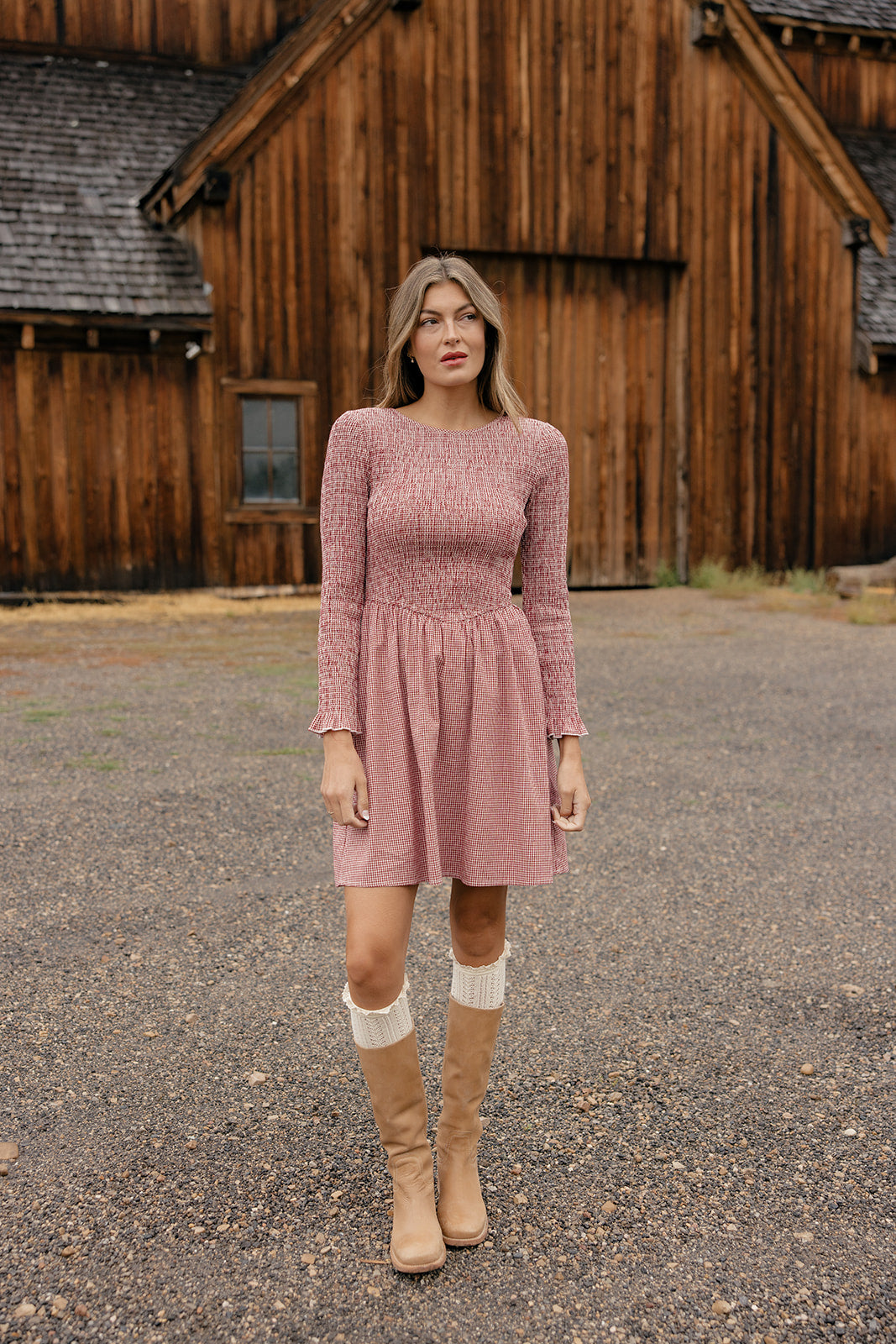 Dustland Dreams Gingham Dress