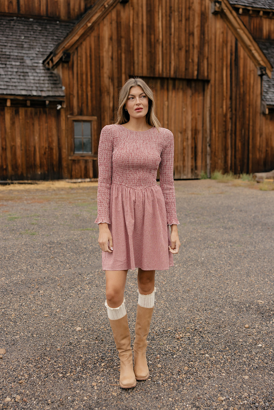 Dustland Dreams Gingham Dress