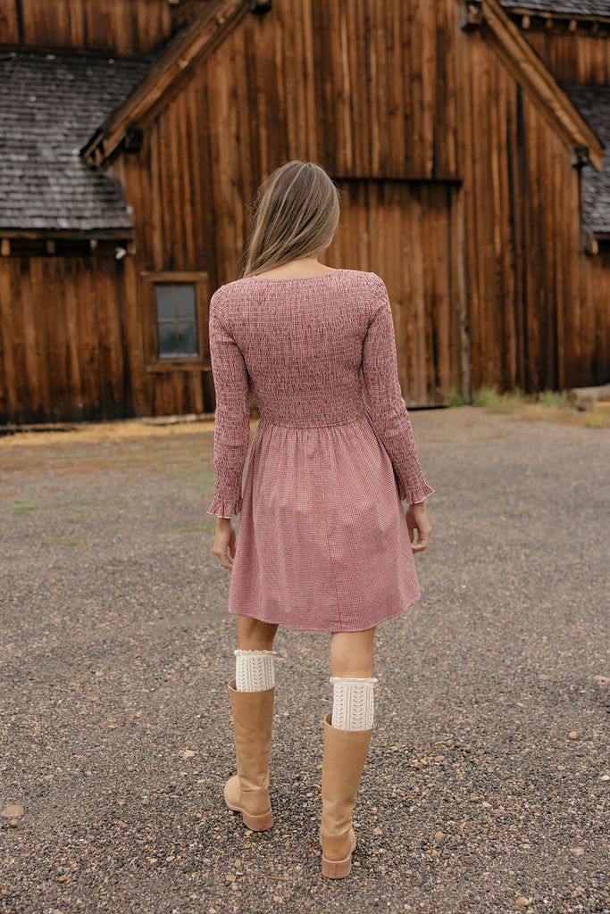 Dustland Dreams Gingham Dress