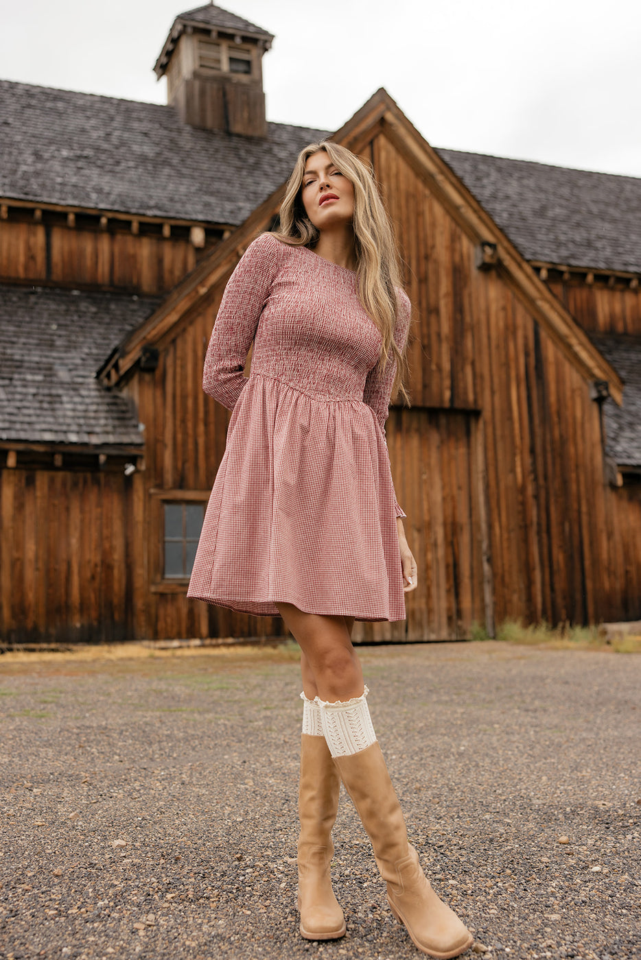 Dustland Dreams Gingham Dress