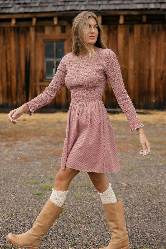 Dustland Dreams Gingham Dress