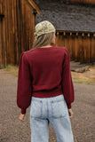 Bordeaux Cozy Pullover