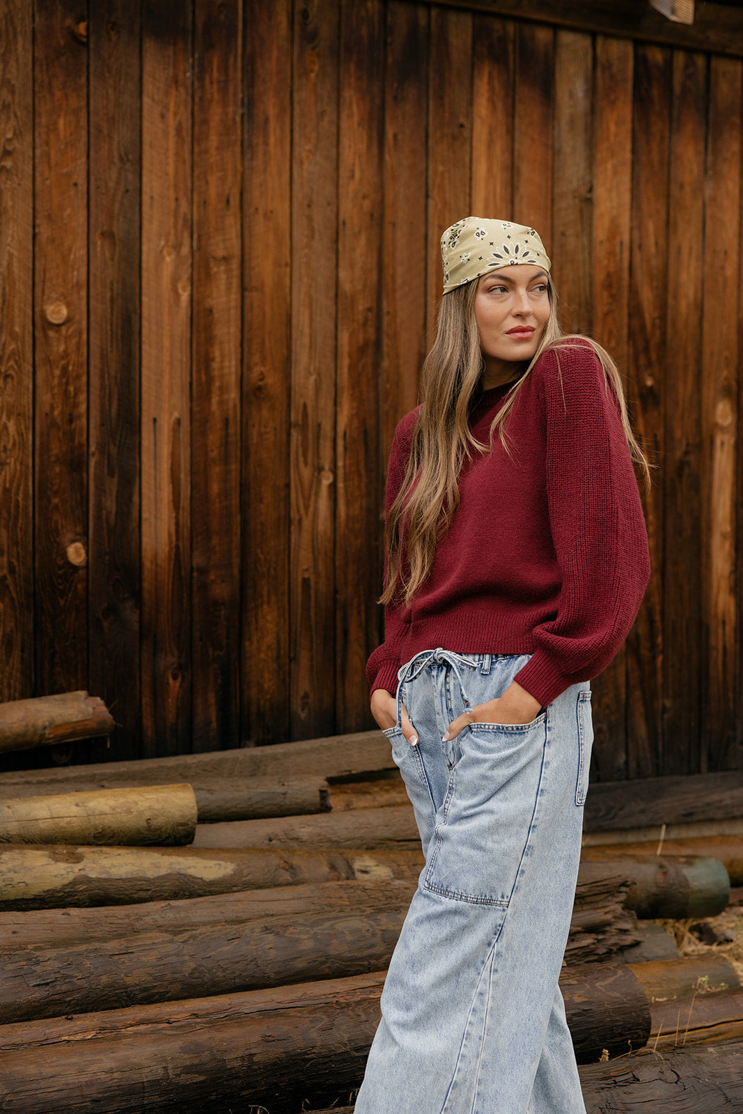 Bordeaux Cozy Pullover