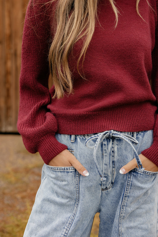 Bordeaux Cozy Pullover