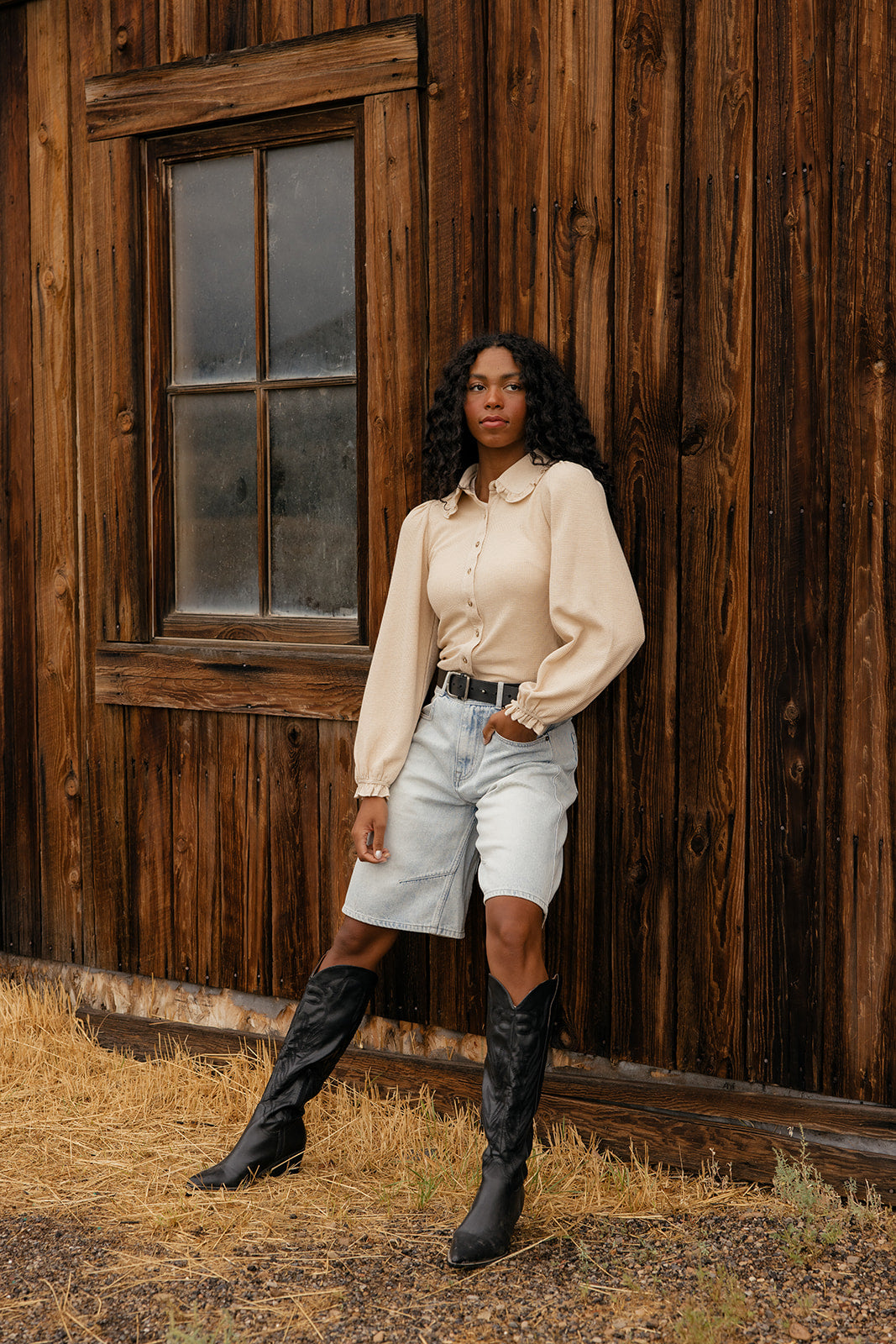 Morning Stroll Collared Blouse