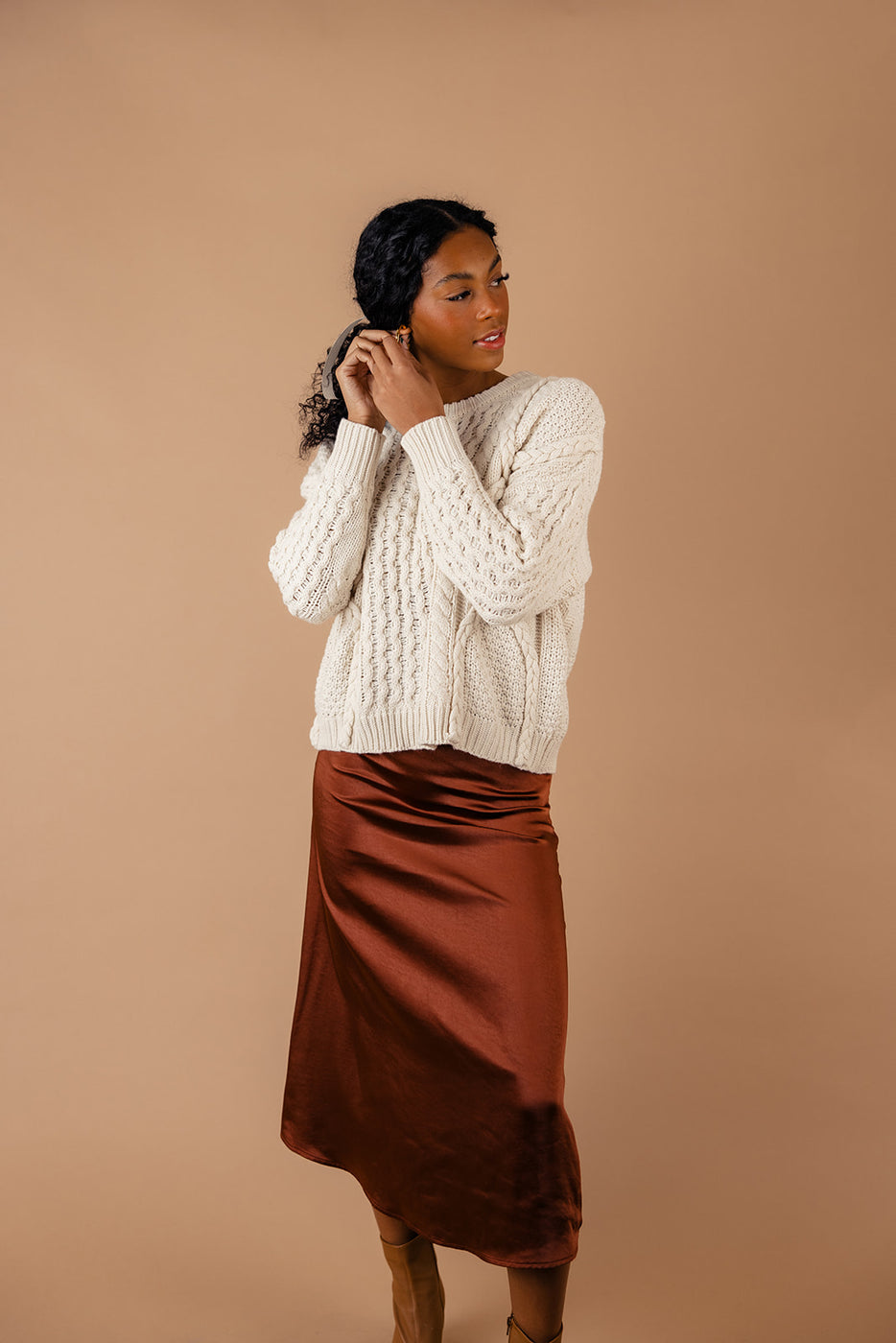 The Marin Cable Knit Sweater