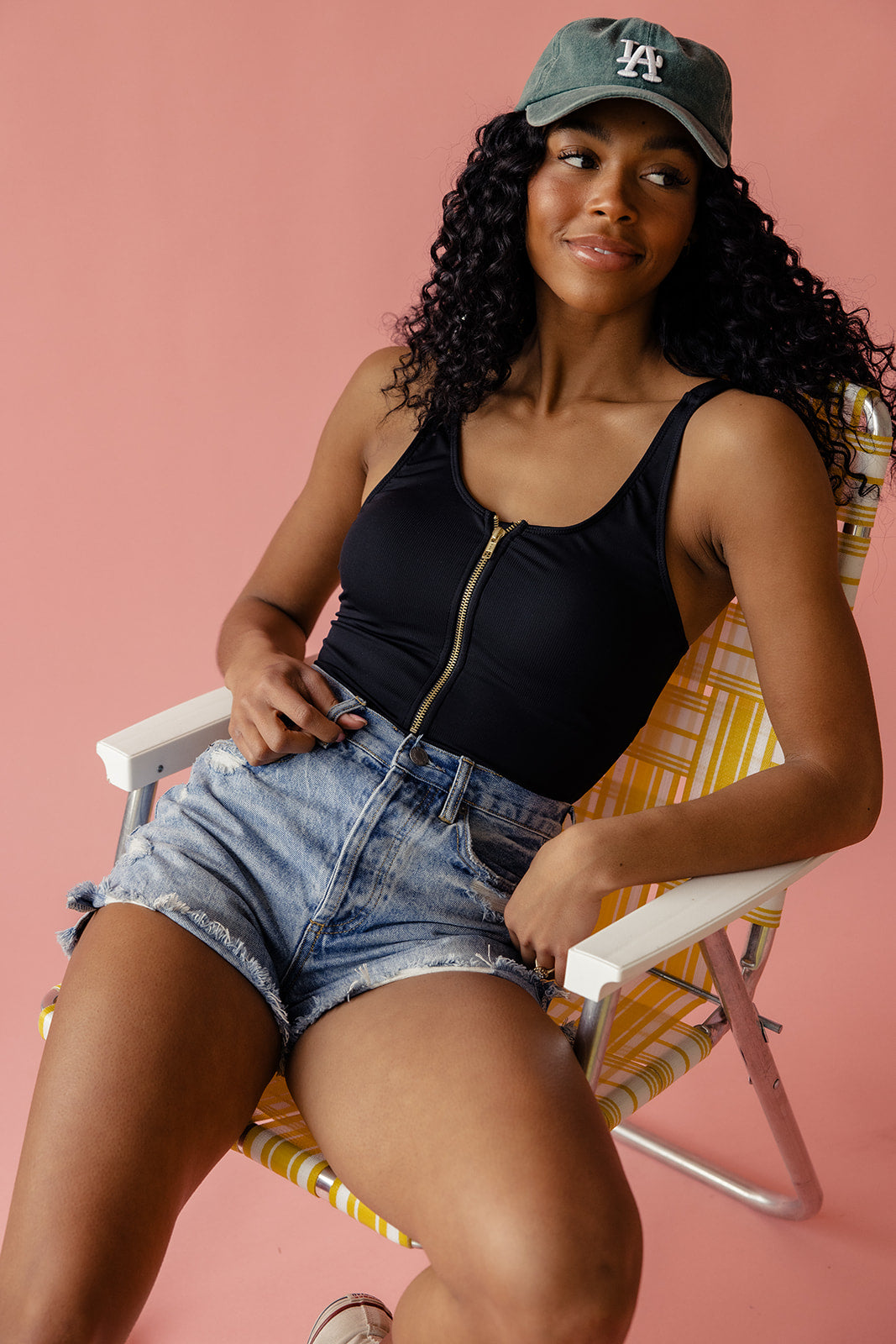 Selena Zip Up One Piece