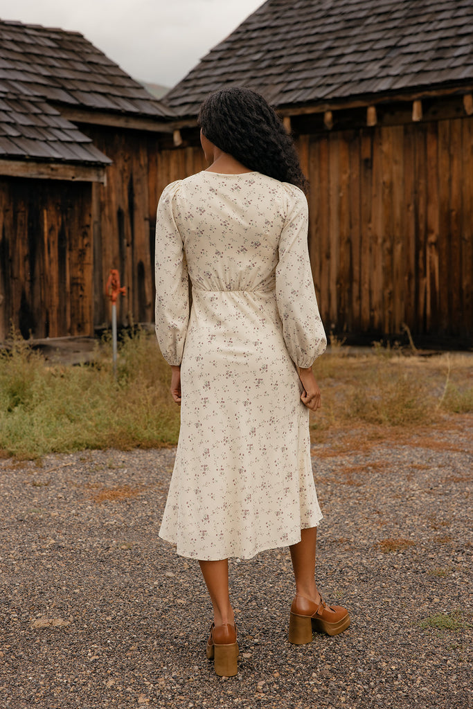 Vintage Botanica Midi Dress