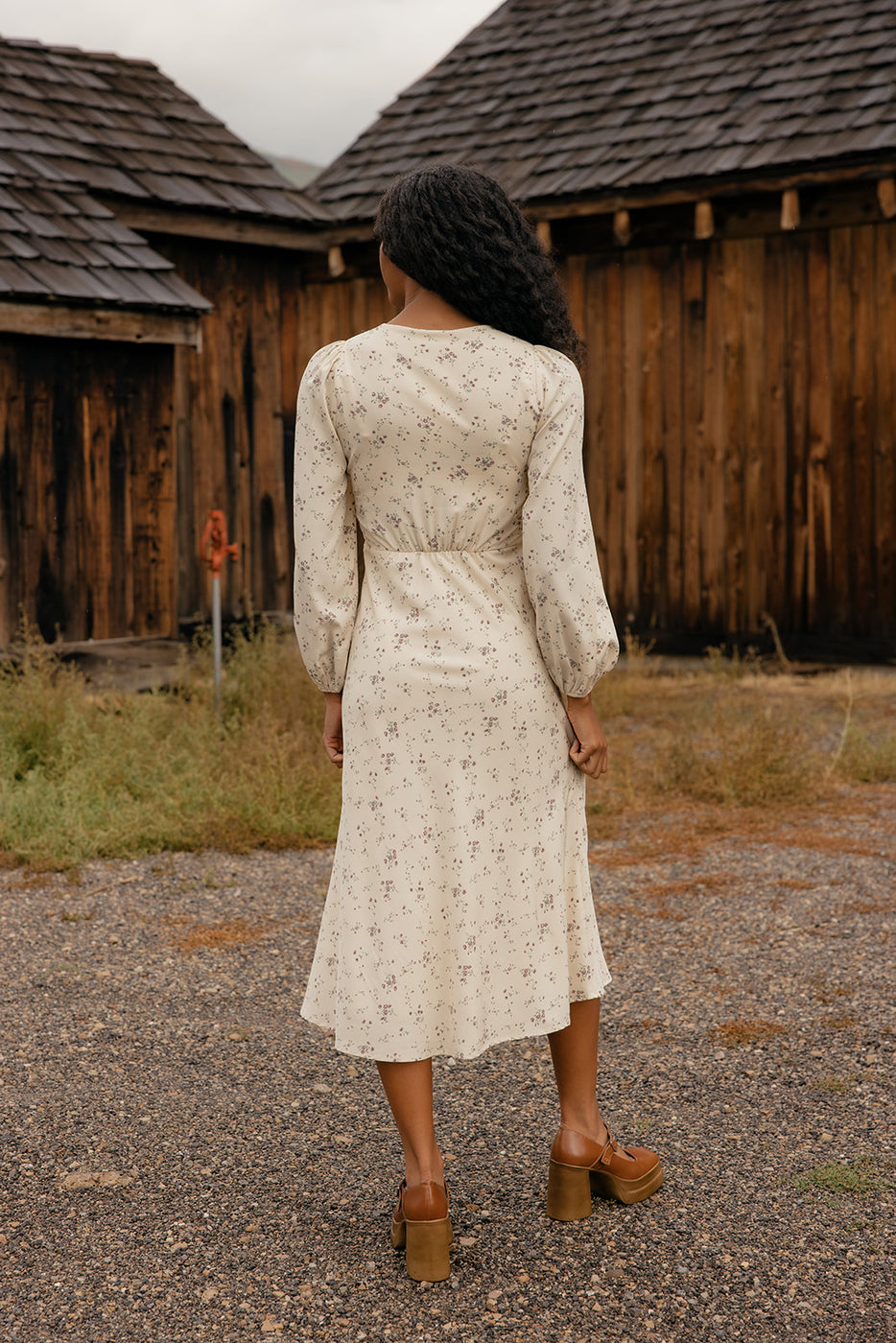 Vintage Botanica Midi Dress