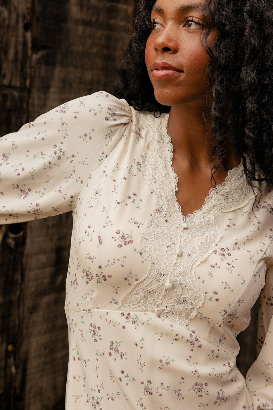 Vintage Botanica Midi Dress