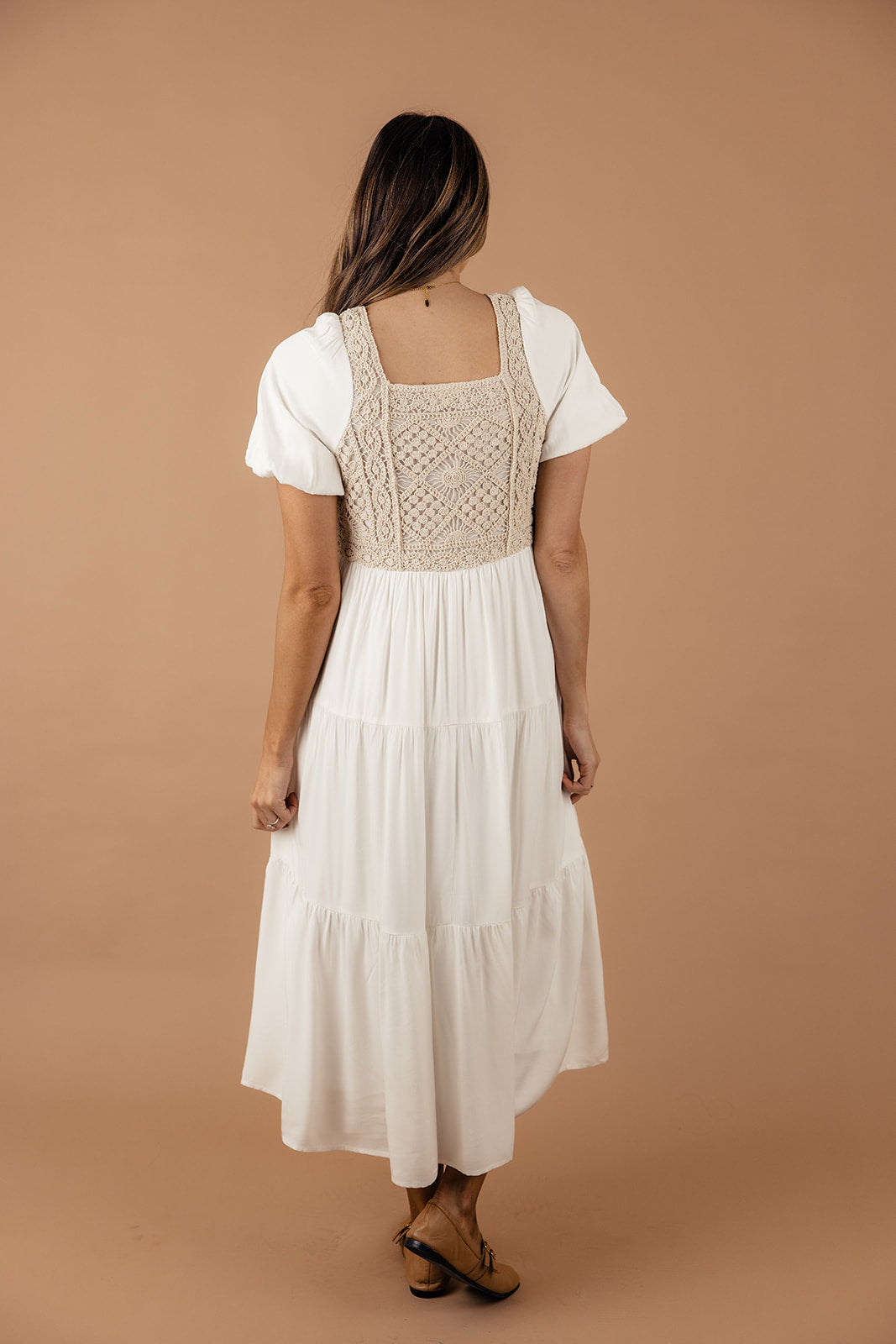 Feels Like Home Crochet Dress