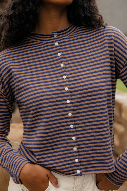 The Aura Stripe Cardigan