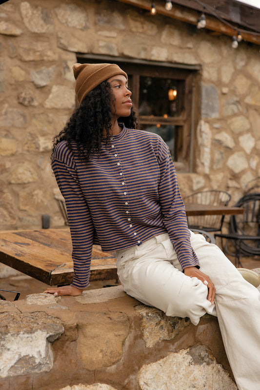 The Aura Stripe Cardigan