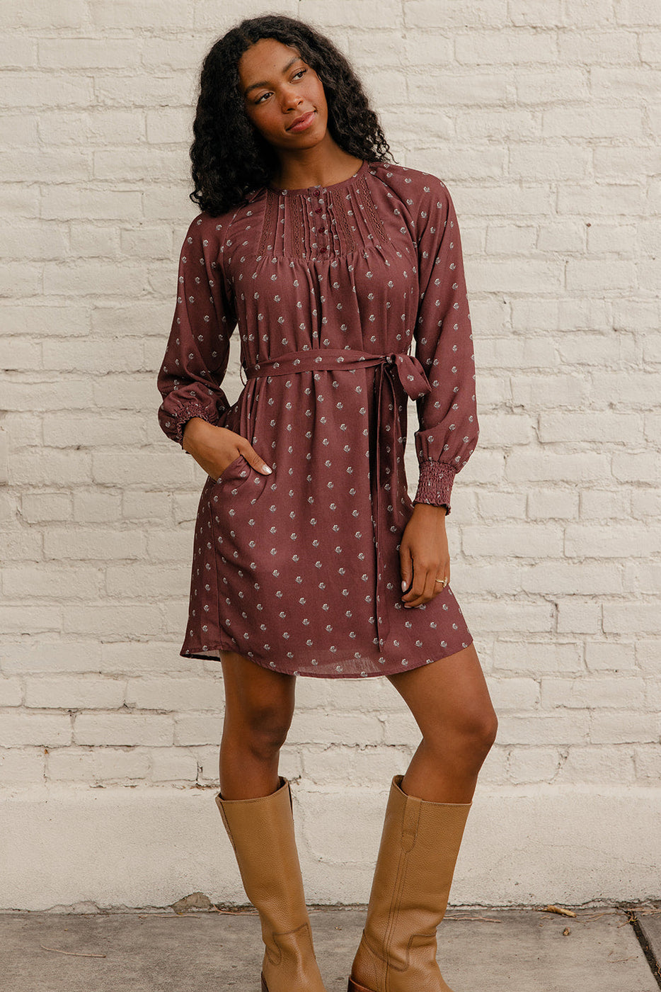 Hazel Garden Tie Dress