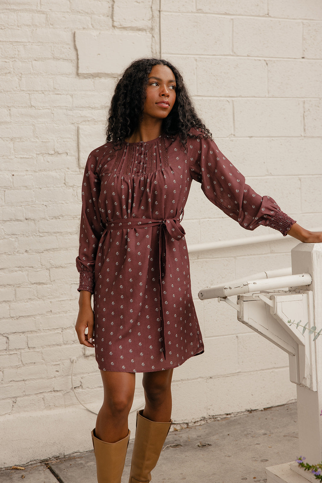 Hazel Garden Tie Dress