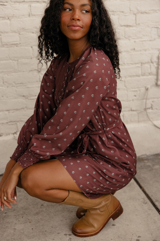 Hazel Garden Tie Dress