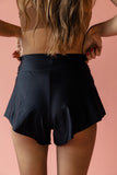 Black Make It A Romper Shorts