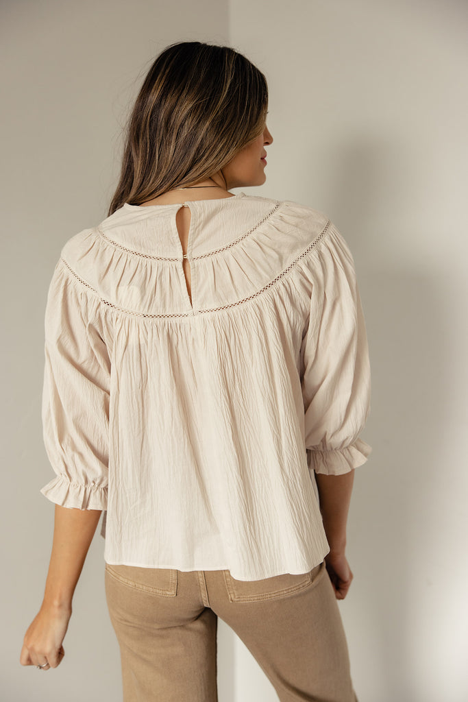 Esther Ruffle Detail Blouse