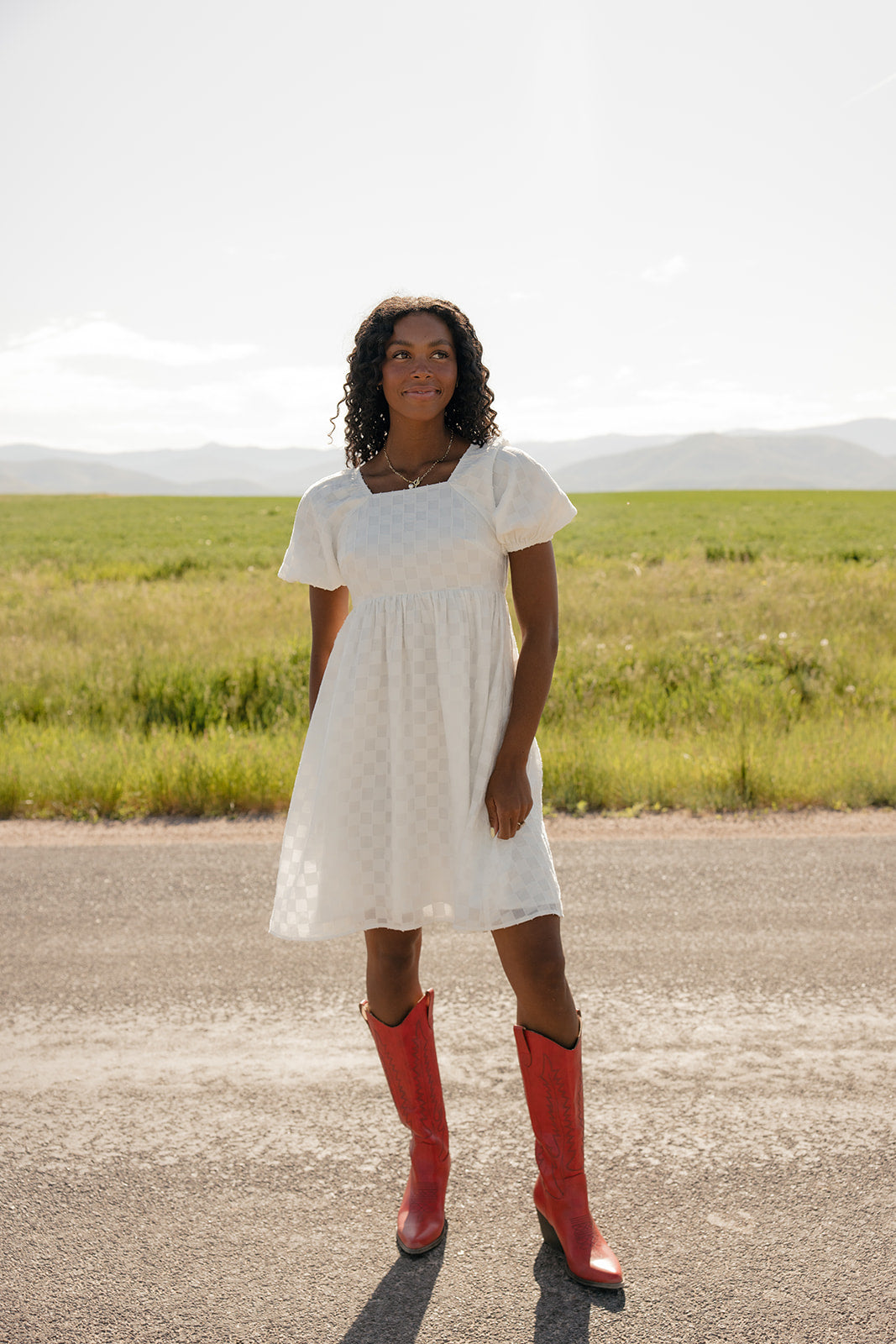 Wonderwall Checkered Dress