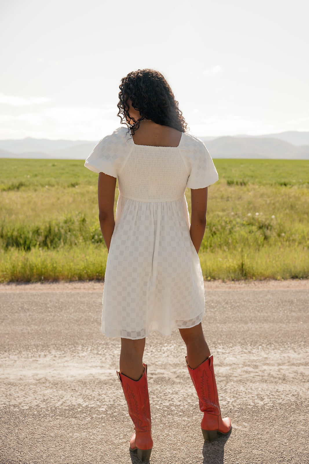 Wonderwall Checkered Dress