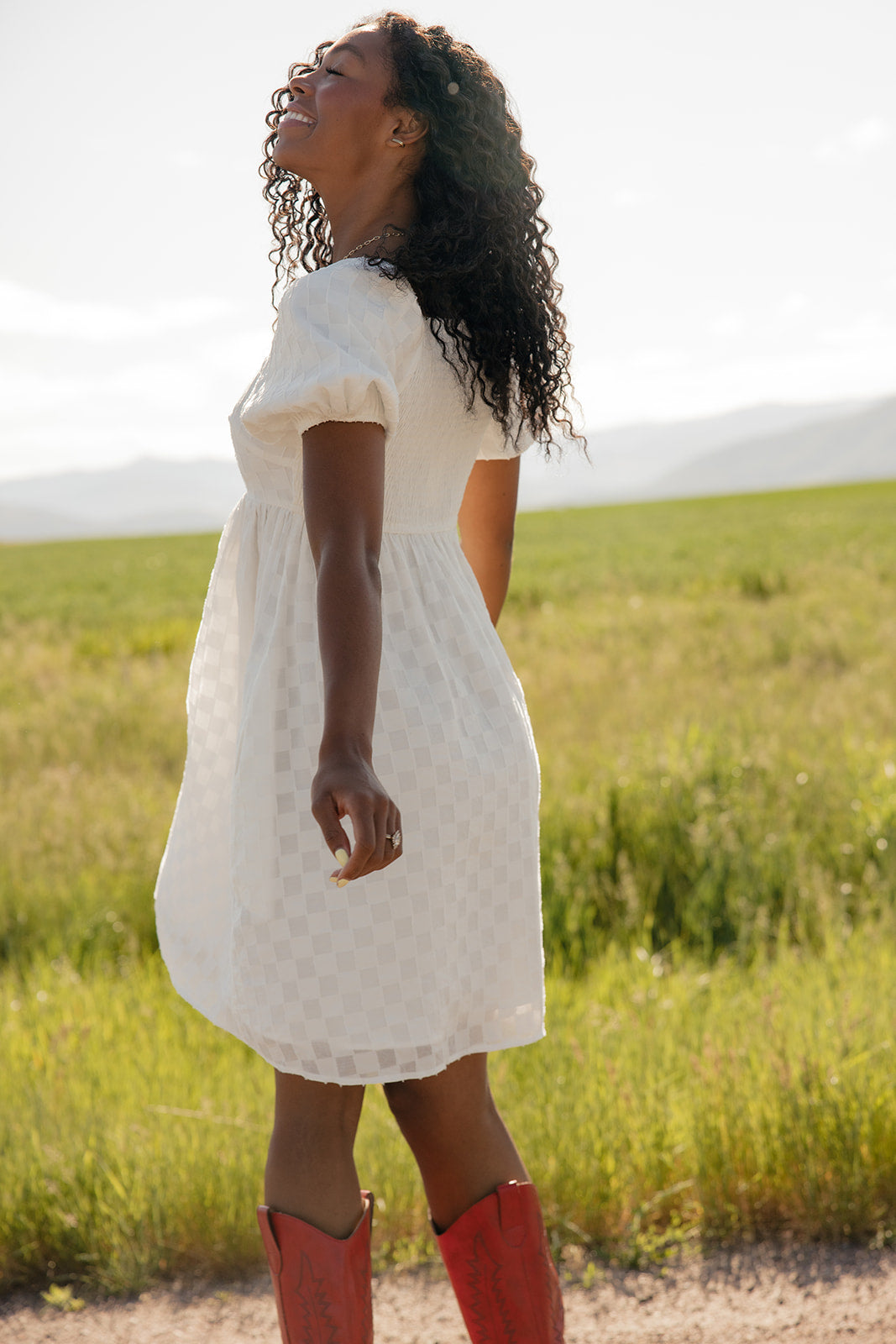 Wonderwall Checkered Dress