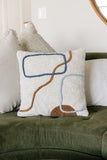 Elliot Embroidered Abstract Pillow
