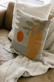 Soleil Embroidered Patchwork Pillow