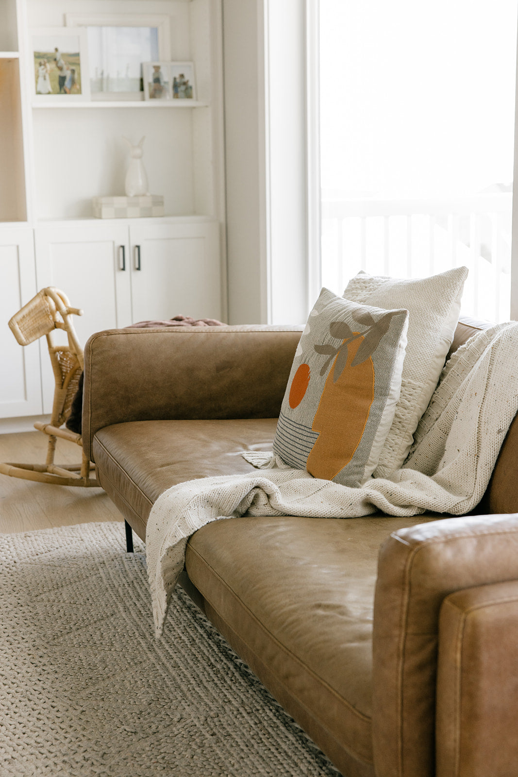 Soleil Embroidered Patchwork Pillow