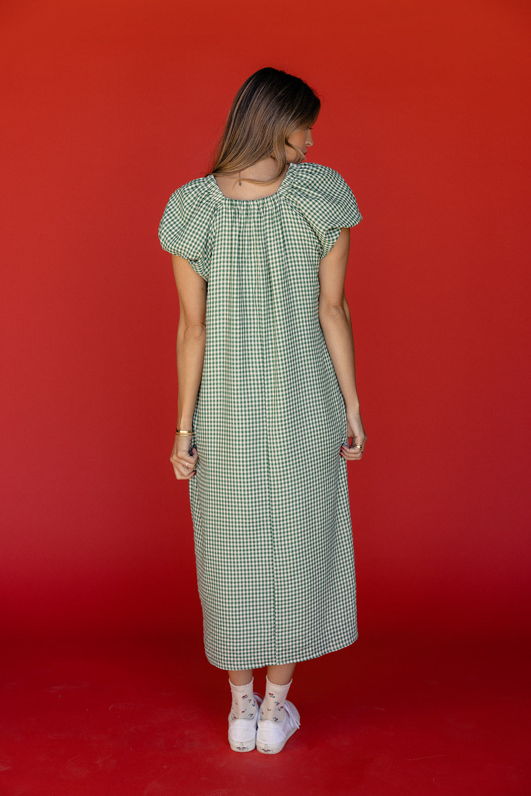 In The Crowd Puff Sleeve Dress