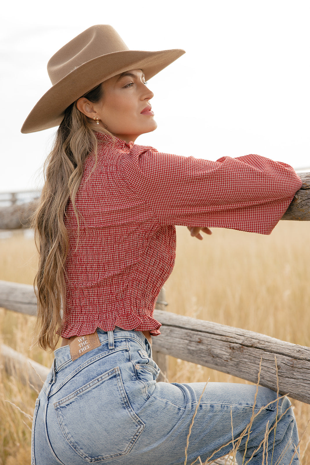 Small Town Girl Smocked Blouse