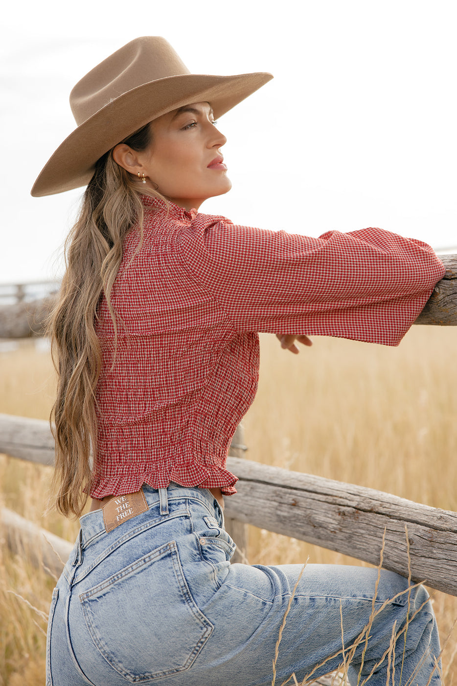 Small Town Girl Smocked Blouse