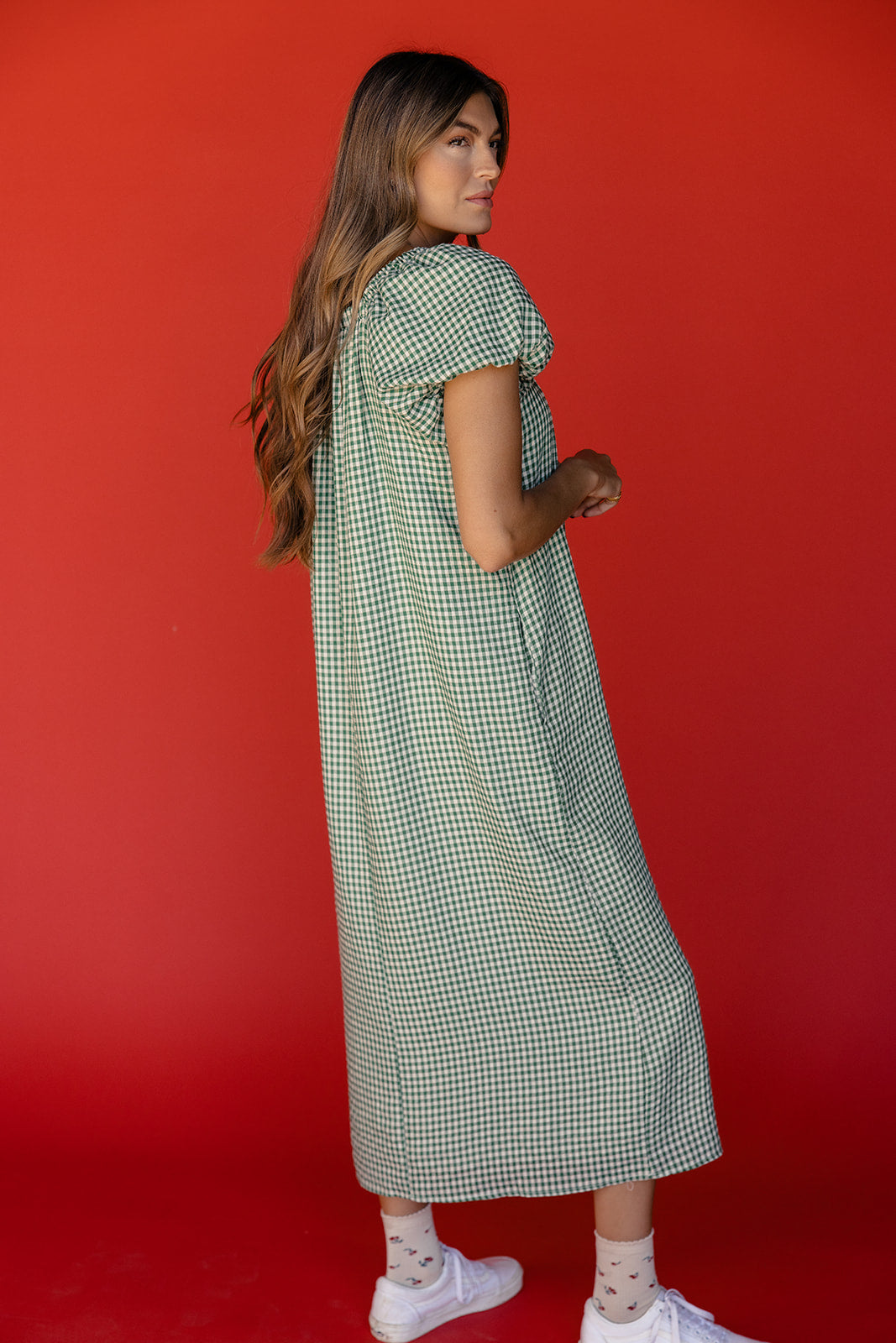 In The Crowd Puff Sleeve Dress