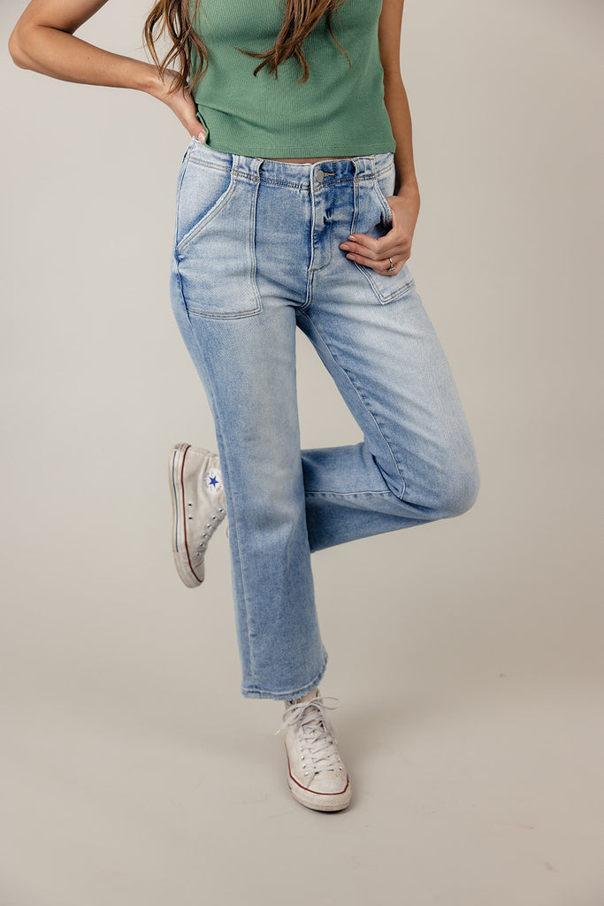 Patch Pocket Jeans | ROOLEE