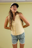 Whirl Wind Button Vest