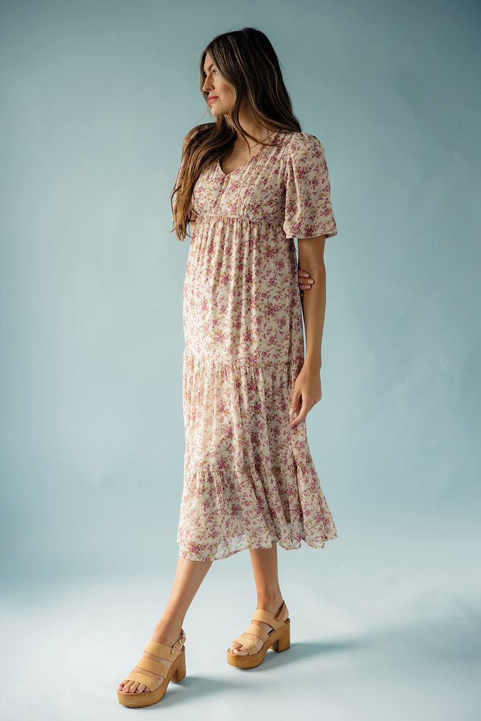 Marmee Flutter Sleeve Dress