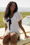 The Curtsy Bow Blouse