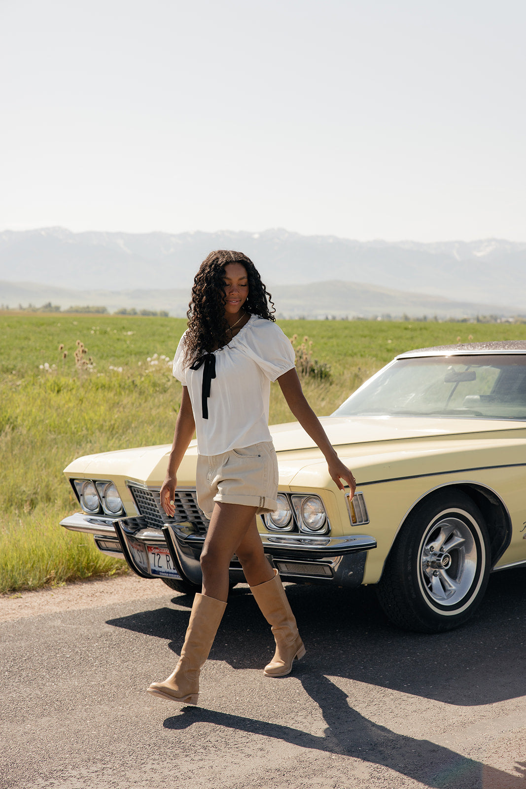 The Curtsy Bow Blouse