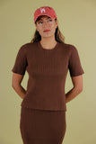 Rachel Green Ribbed Top