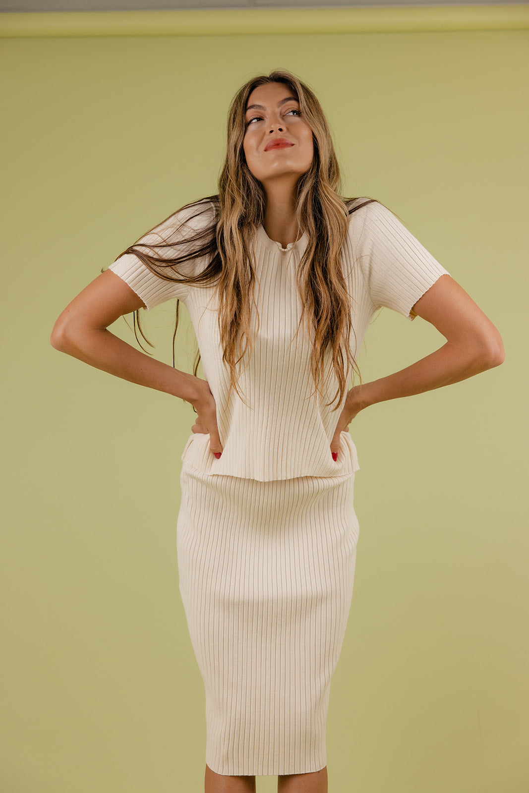 Rachel Green Ribbed Top