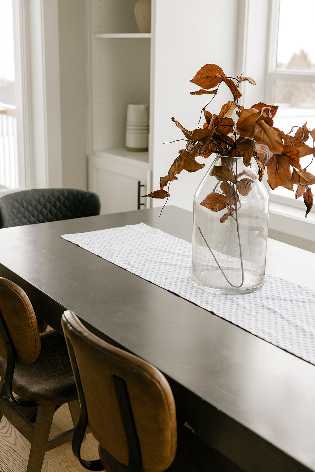 Daisy Artisan Printed Table Runner