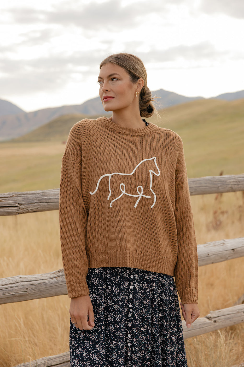 Rustic Reins Cozy Sweater