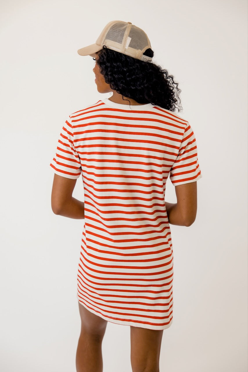 Påstand Pirat Rise Red Stripe Dress + T-Shirt Dresses | ROOLEE